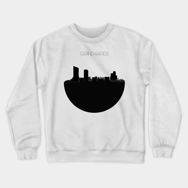 Grand Rapids Skyline Crewneck Sweatshirt by inspirowl